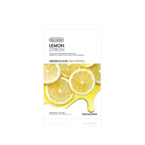 Real Nature Face Mask - Lemon