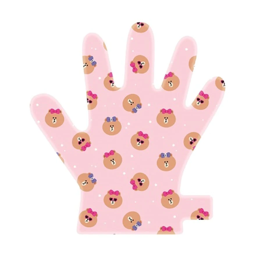 Line Friends Theraffin Hand Mask - 1 Box Of 5 Pairs